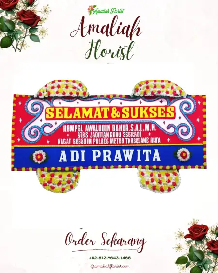 Papan Bunga Ucapan Selamat Duku